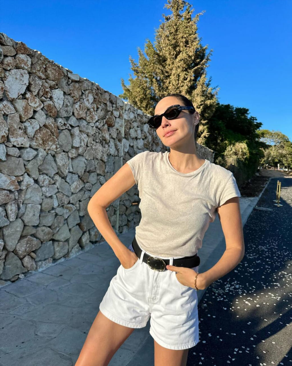 На отдыхе — высокое качество #139 Gal Gadot на отдыхе слив (детальный ракурс, кадр 139)